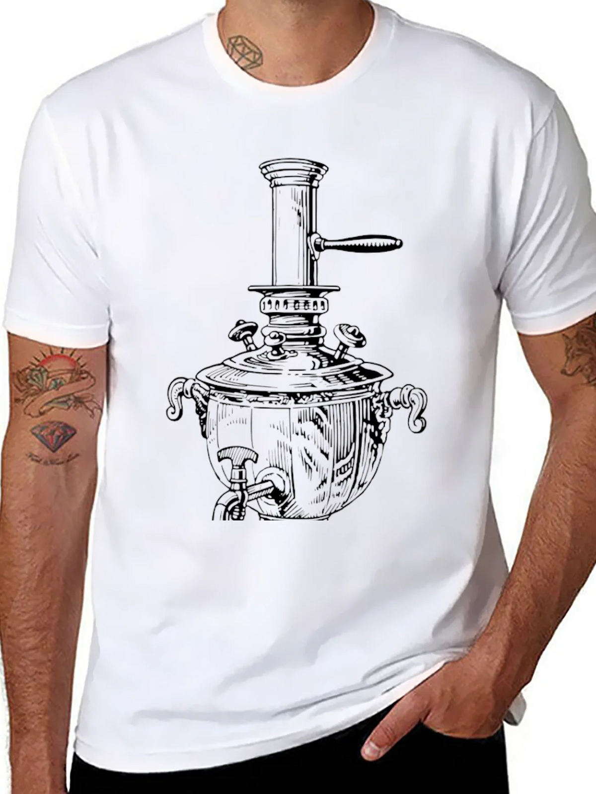 Vintage Samovar T-Shirt - Unique Design product image 7