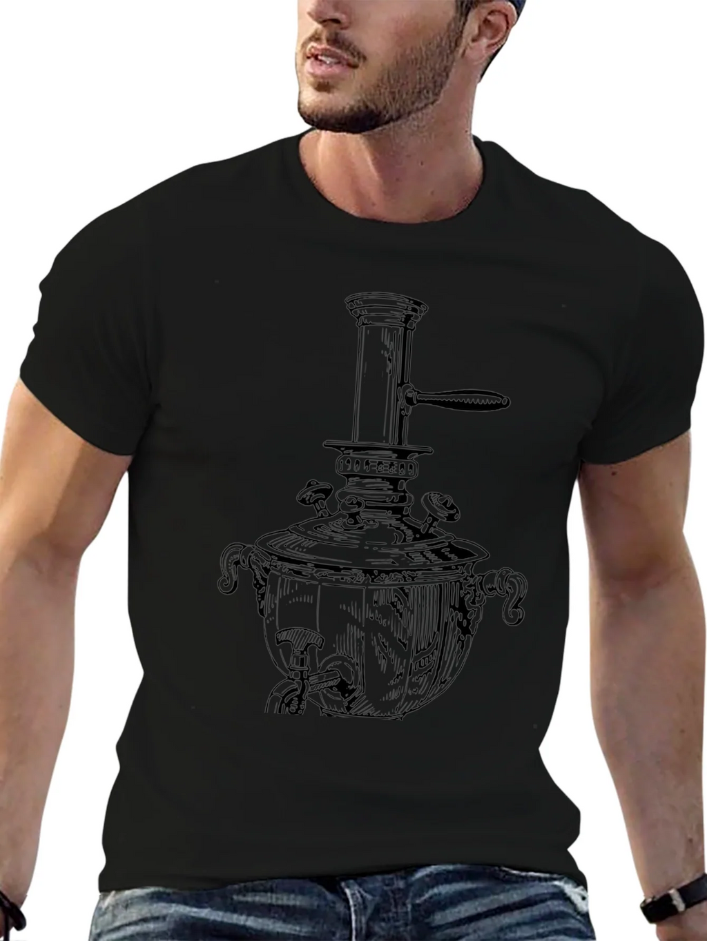 Vintage Samovar T-Shirt - Unique Design product image 6