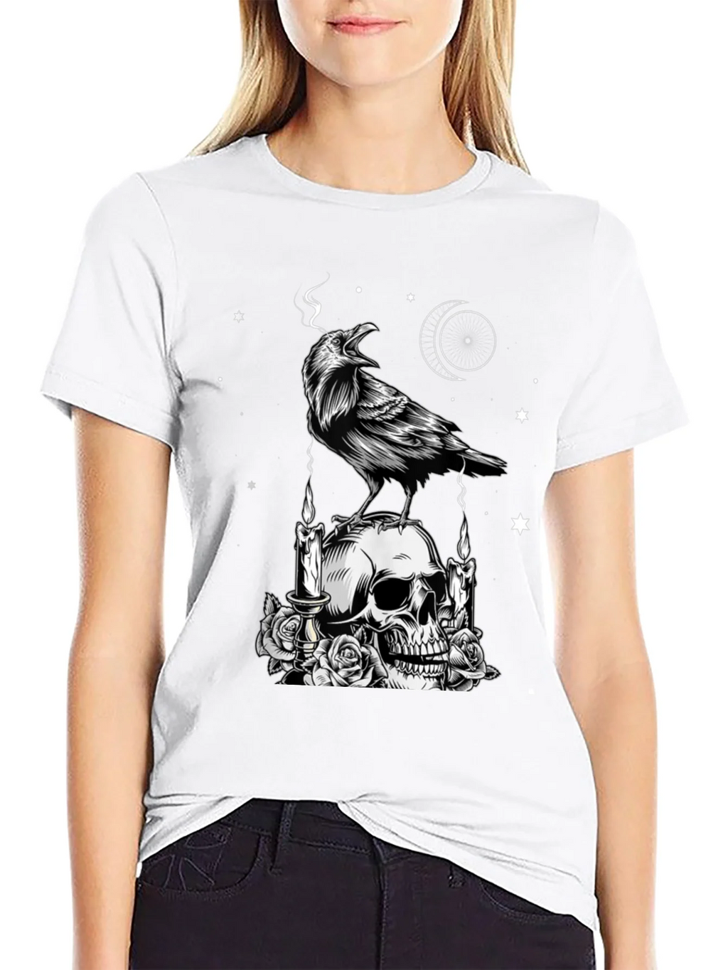 Raven & Skull Graphic Tee product image 8