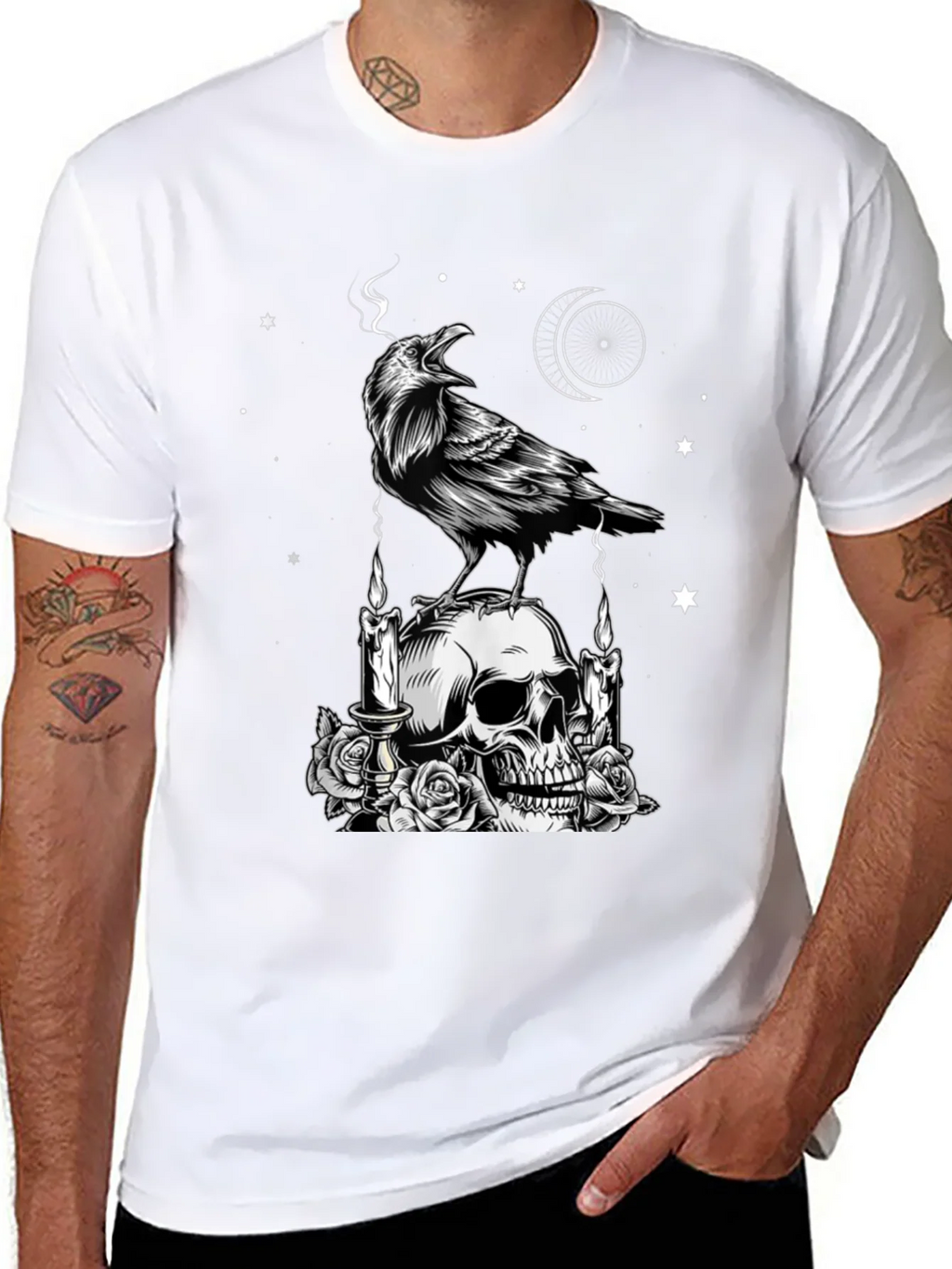 Raven & Skull Graphic Tee product image 7