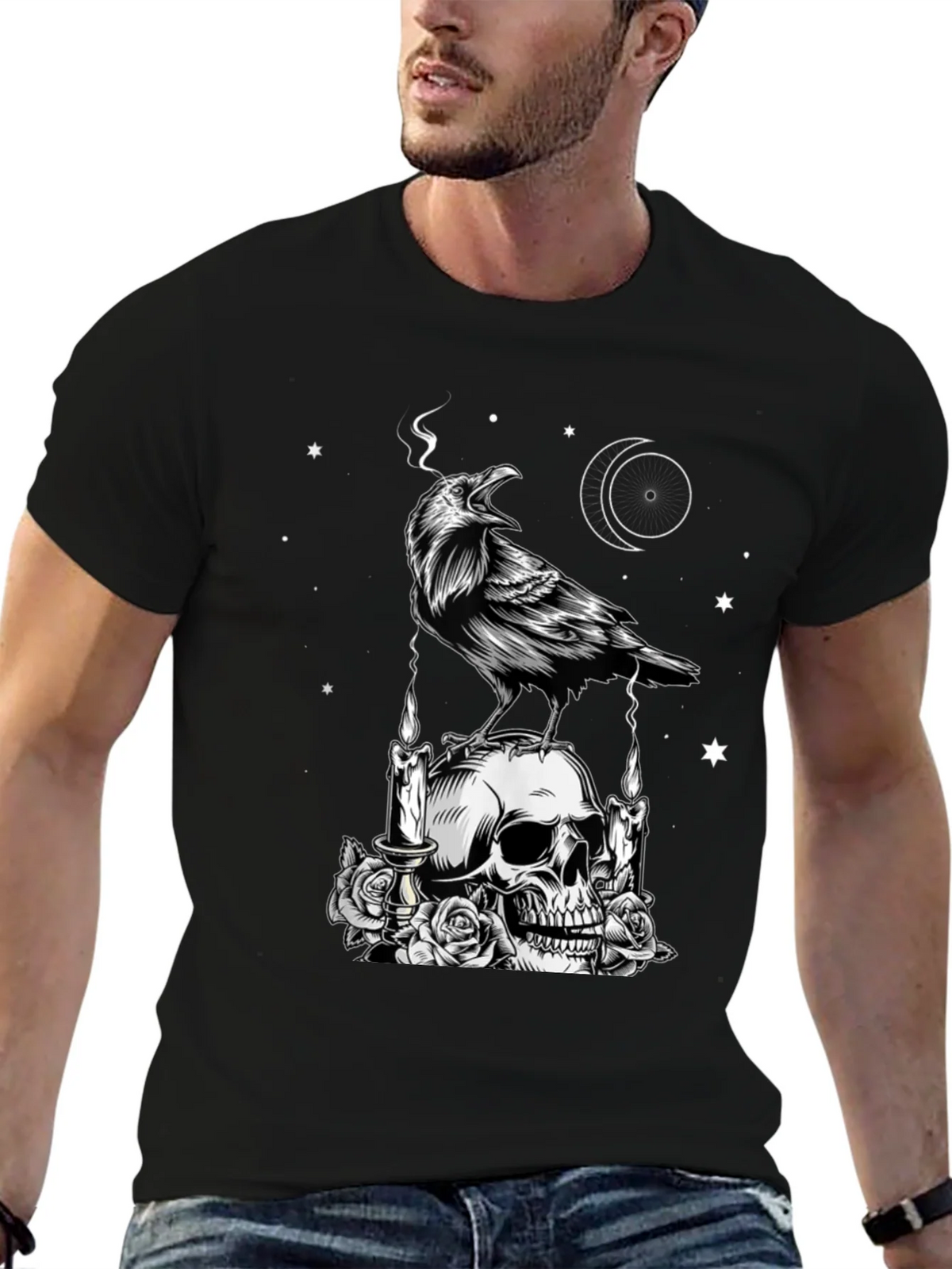 Raven & Skull Graphic Tee product image 6