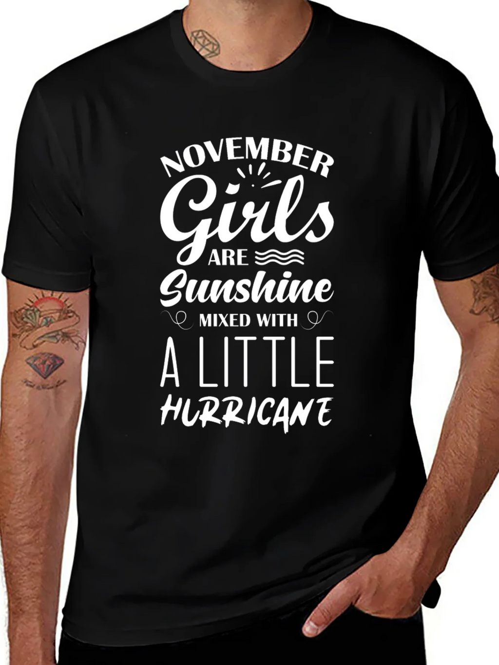 November Girls T-Shirt - Sunshine & Hurricane Tee product image 1