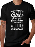 November Girls T-Shirt - Sunshine & Hurricane Tee product image 1