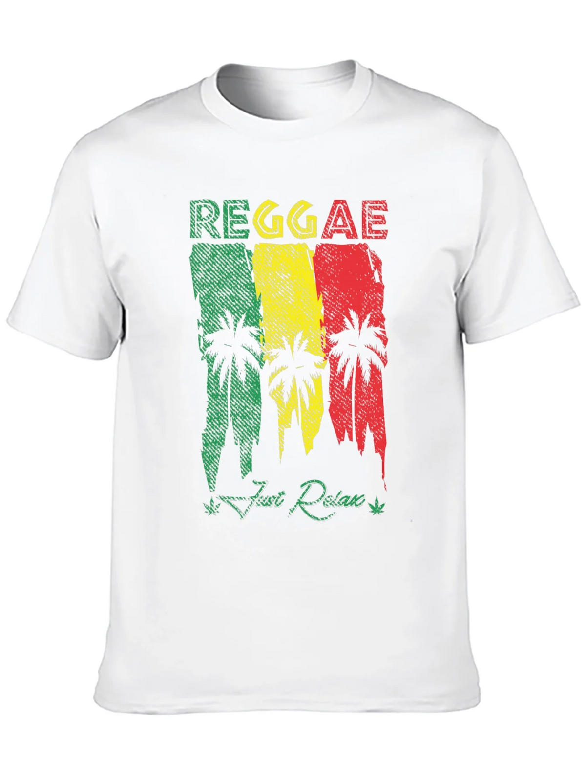 Reggae Palm Tree Graphic T-Shirt - Just Relax! product image 9