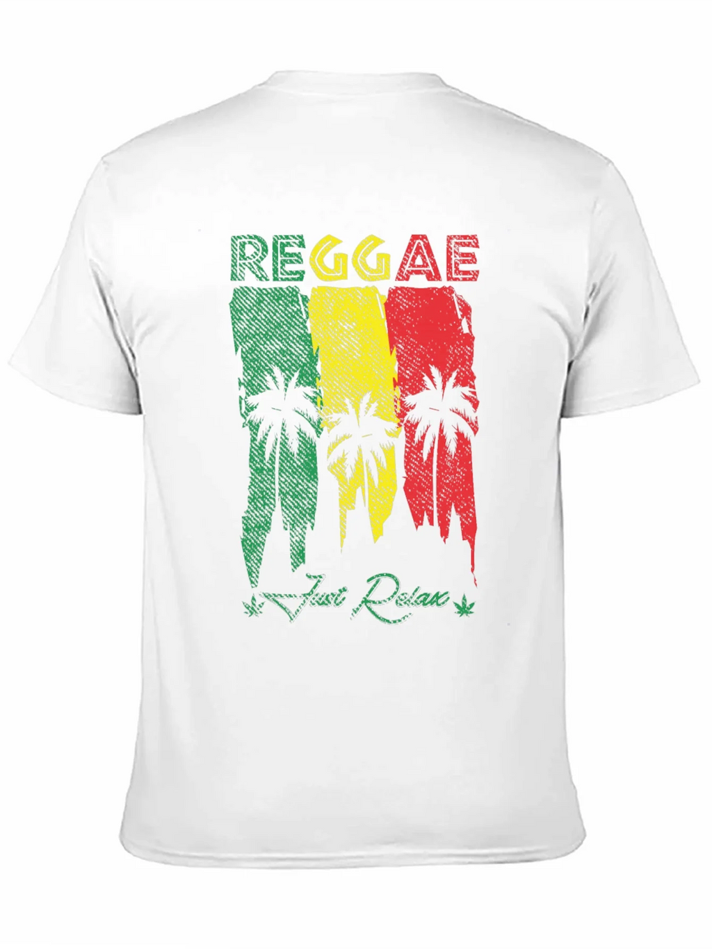 Reggae Palm Tree Graphic T-Shirt - Just Relax! product image 10