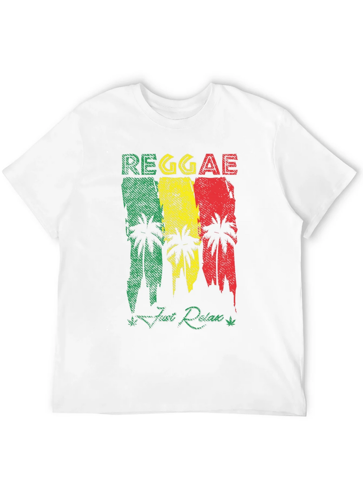 Reggae Palm Tree Graphic T-Shirt - Just Relax! product image 11