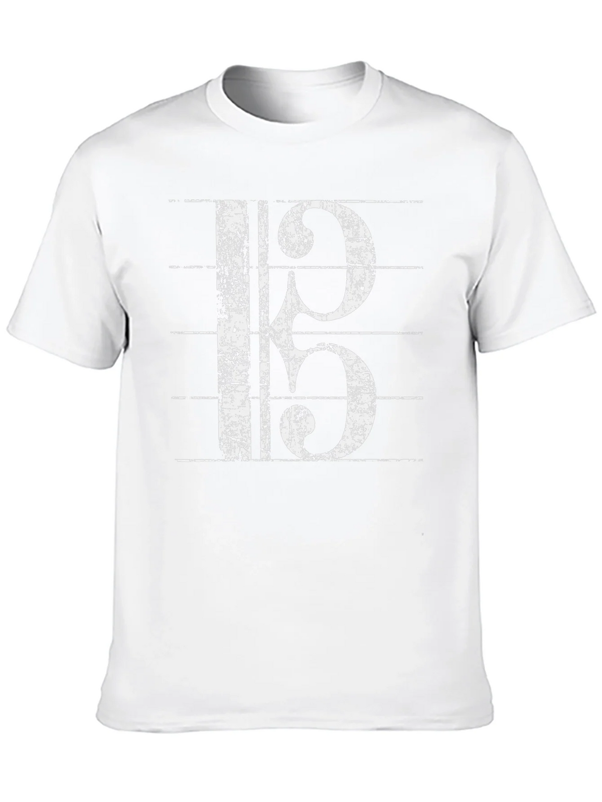 Musical Clef Graphic Tee - Black Cotton T-Shirt product image 9