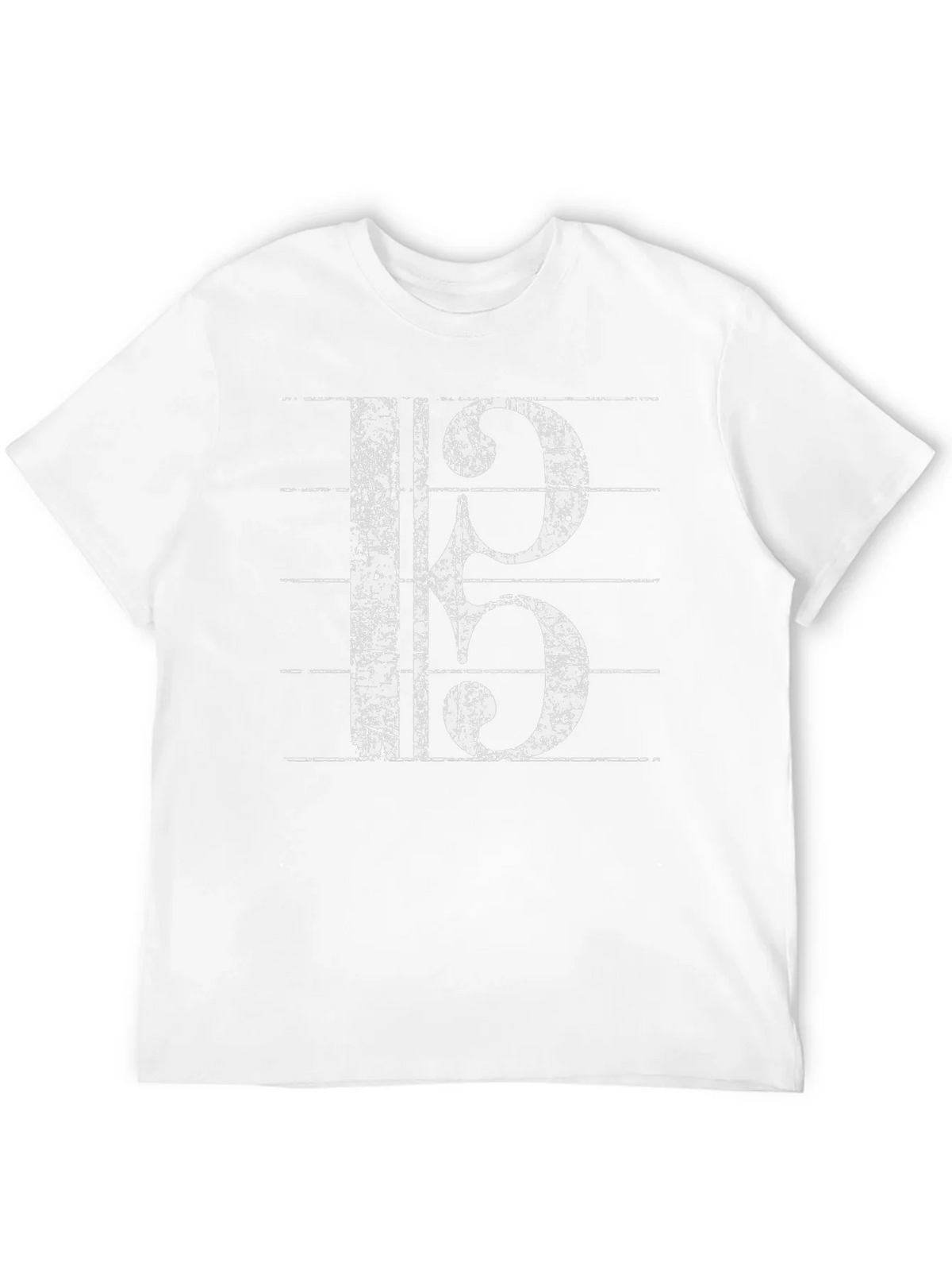 Musical Clef Graphic Tee - Black Cotton T-Shirt product image 11