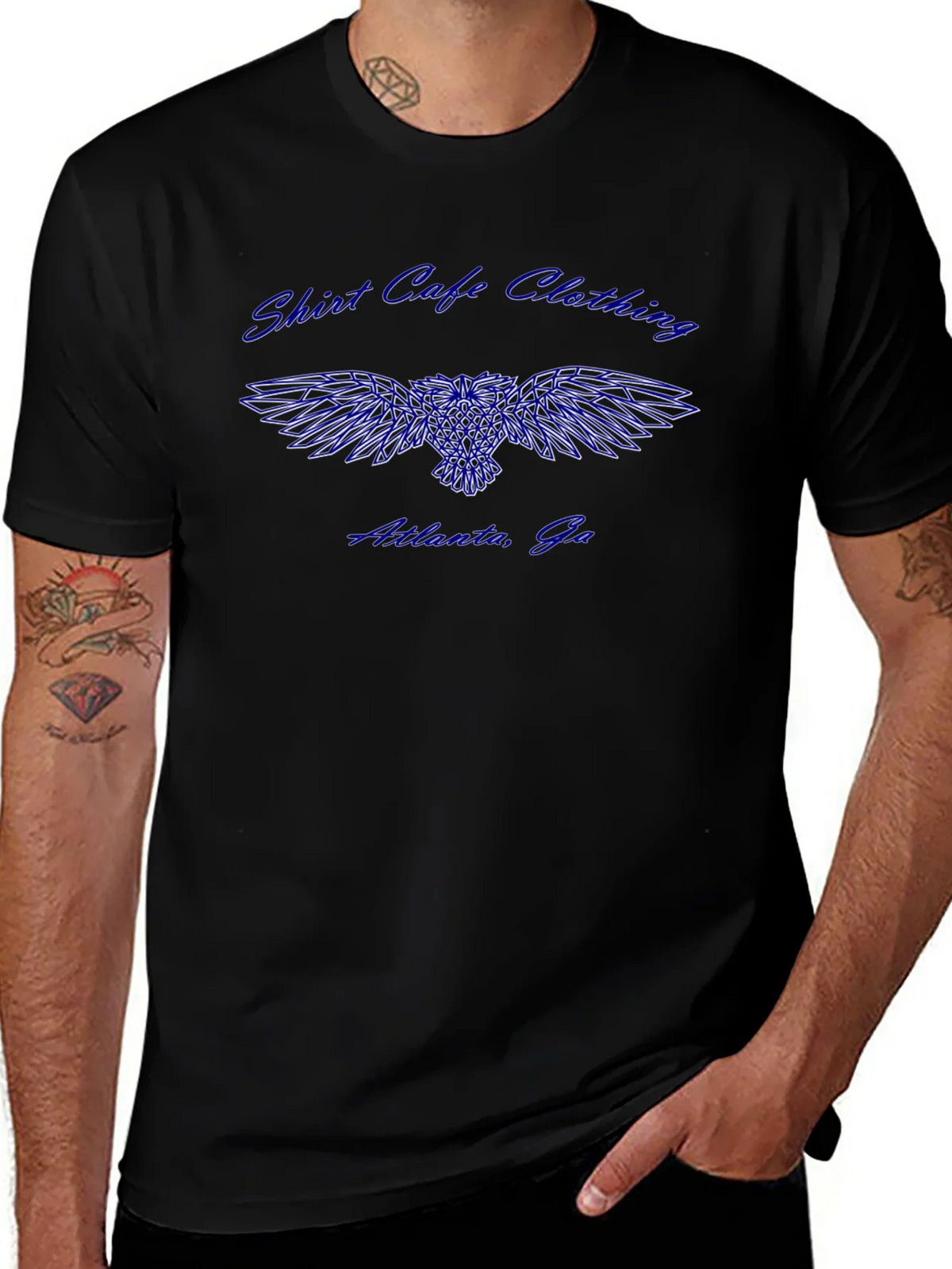 Shirt Cafe Clothing Black T-Shirt product image 1