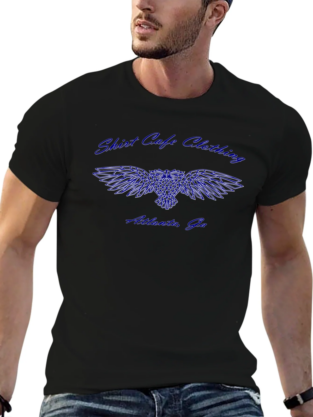Shirt Cafe Clothing Black T-Shirt product image 6