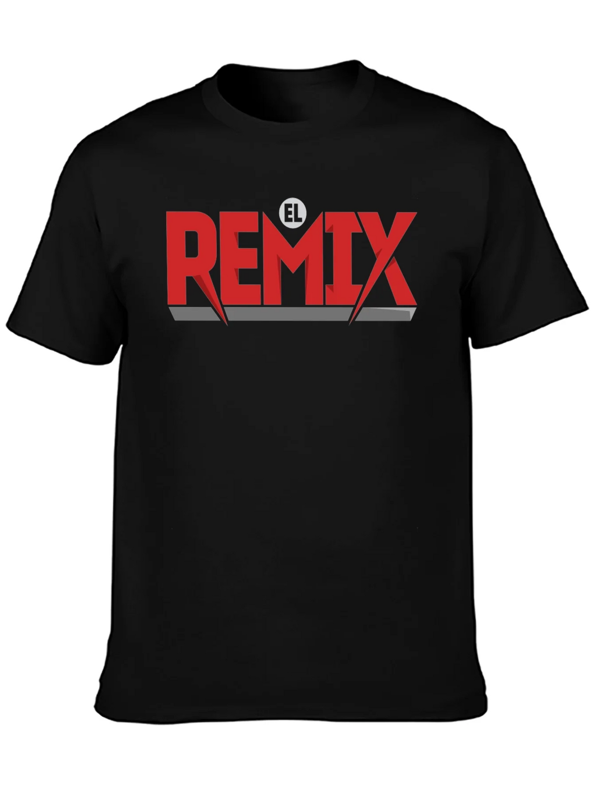 El Remix Graphic Tee - Stylish Black T-Shirt product image 3