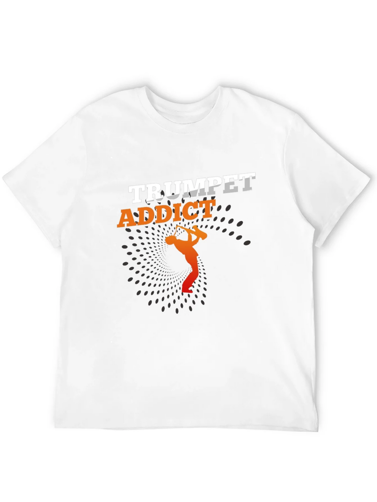 Trumpet Addict Black Graphic Tee - Music Lover T-Shirt product image 11