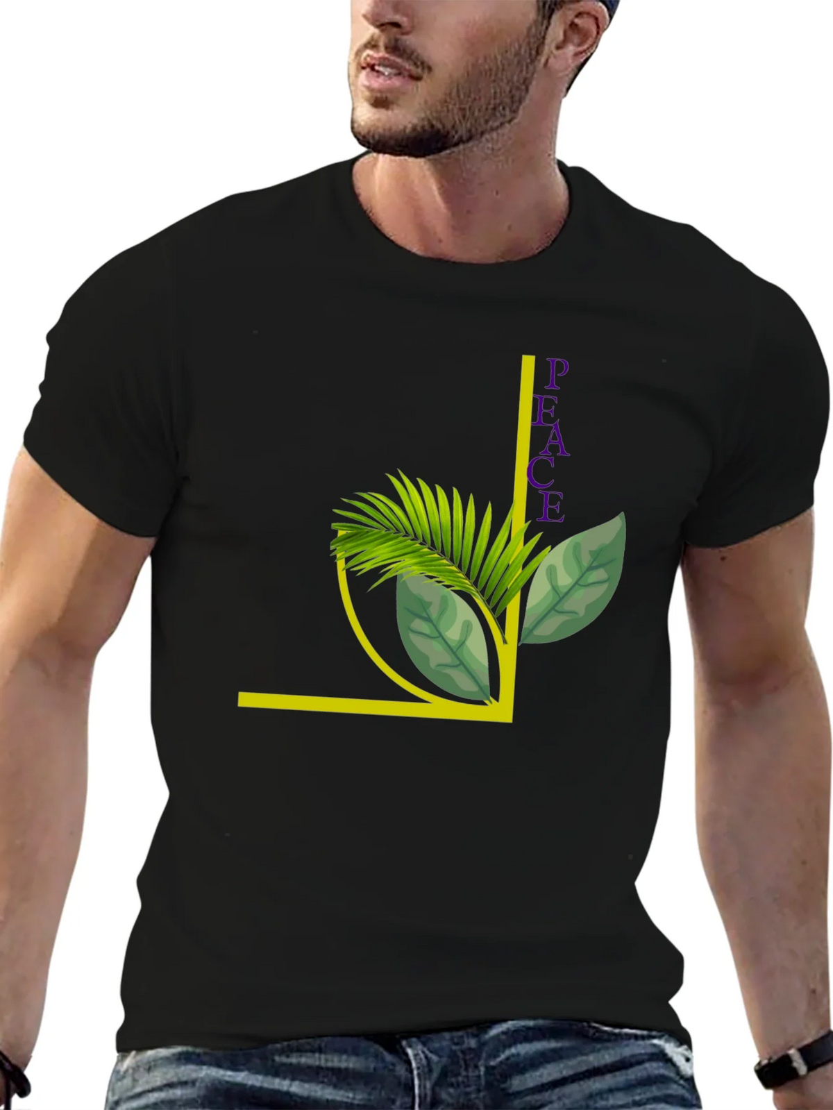 Peace Plant Graphic T-Shirt product image 6