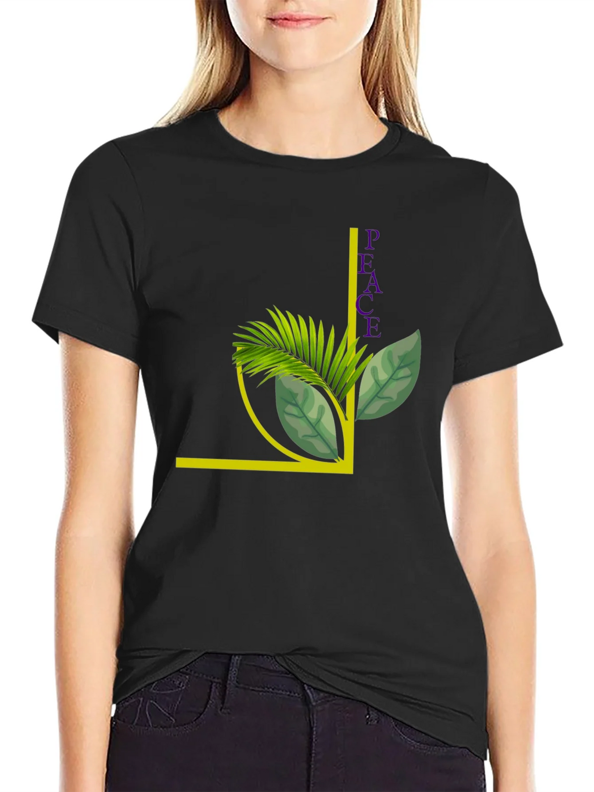 Peace Plant Graphic T-Shirt product image 2