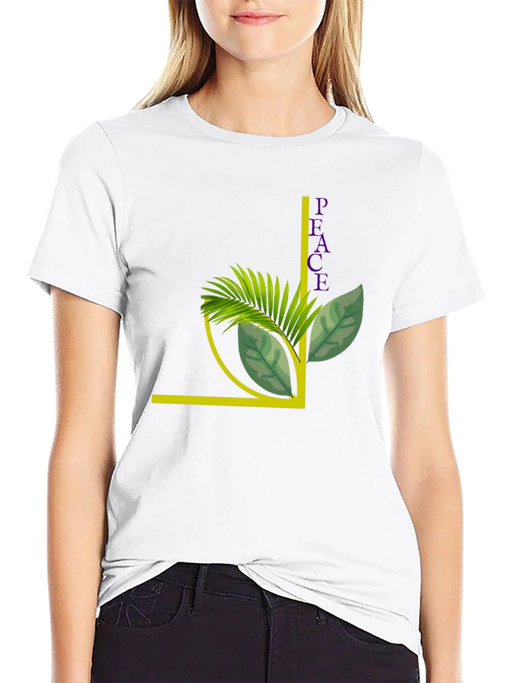 Peace Plant Graphic T-Shirt product image 8