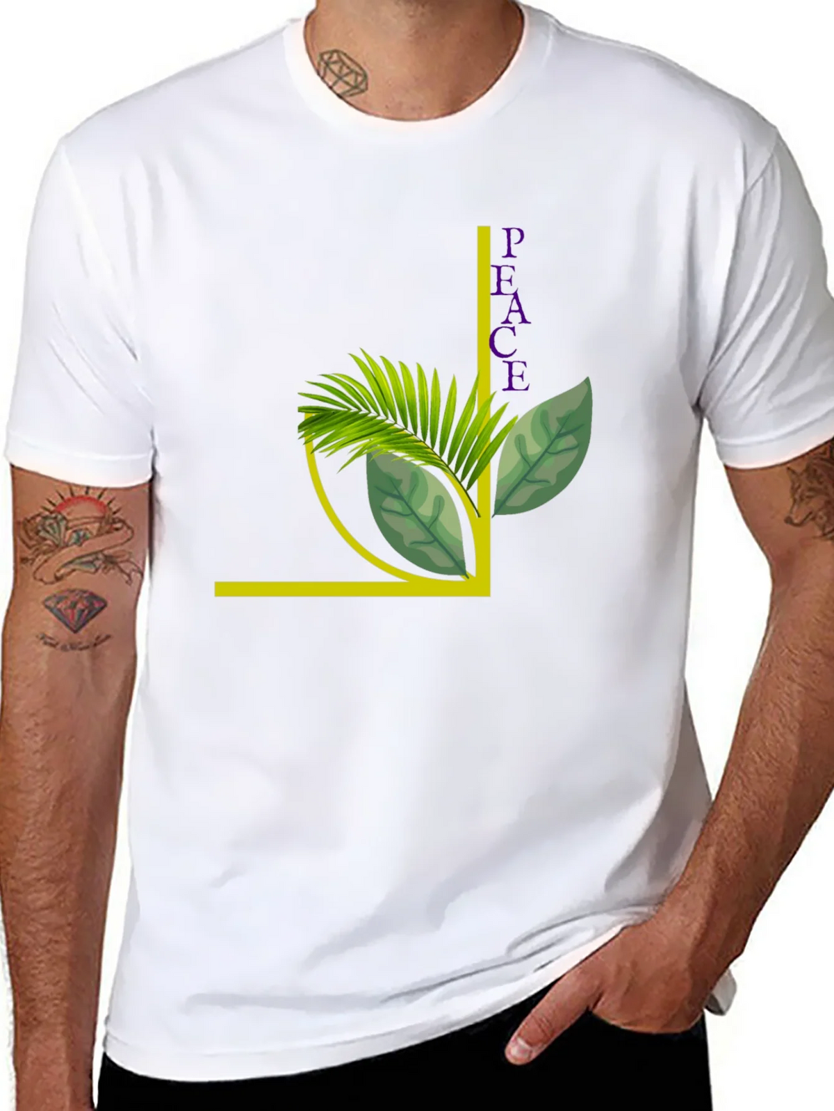 Peace Plant Graphic T-Shirt product image 7