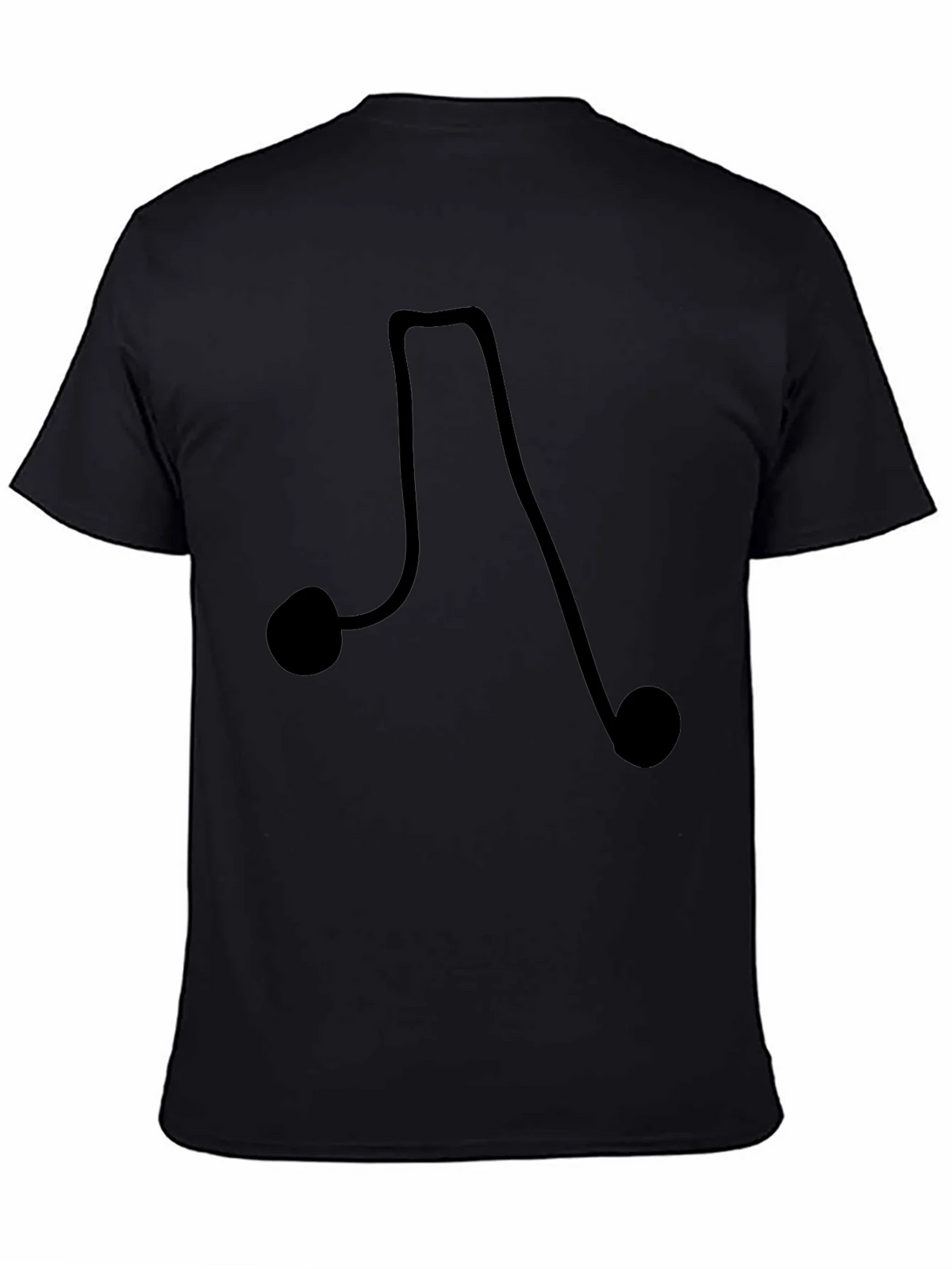 Novelty Eighth Note Musical T-Shirt product image 1