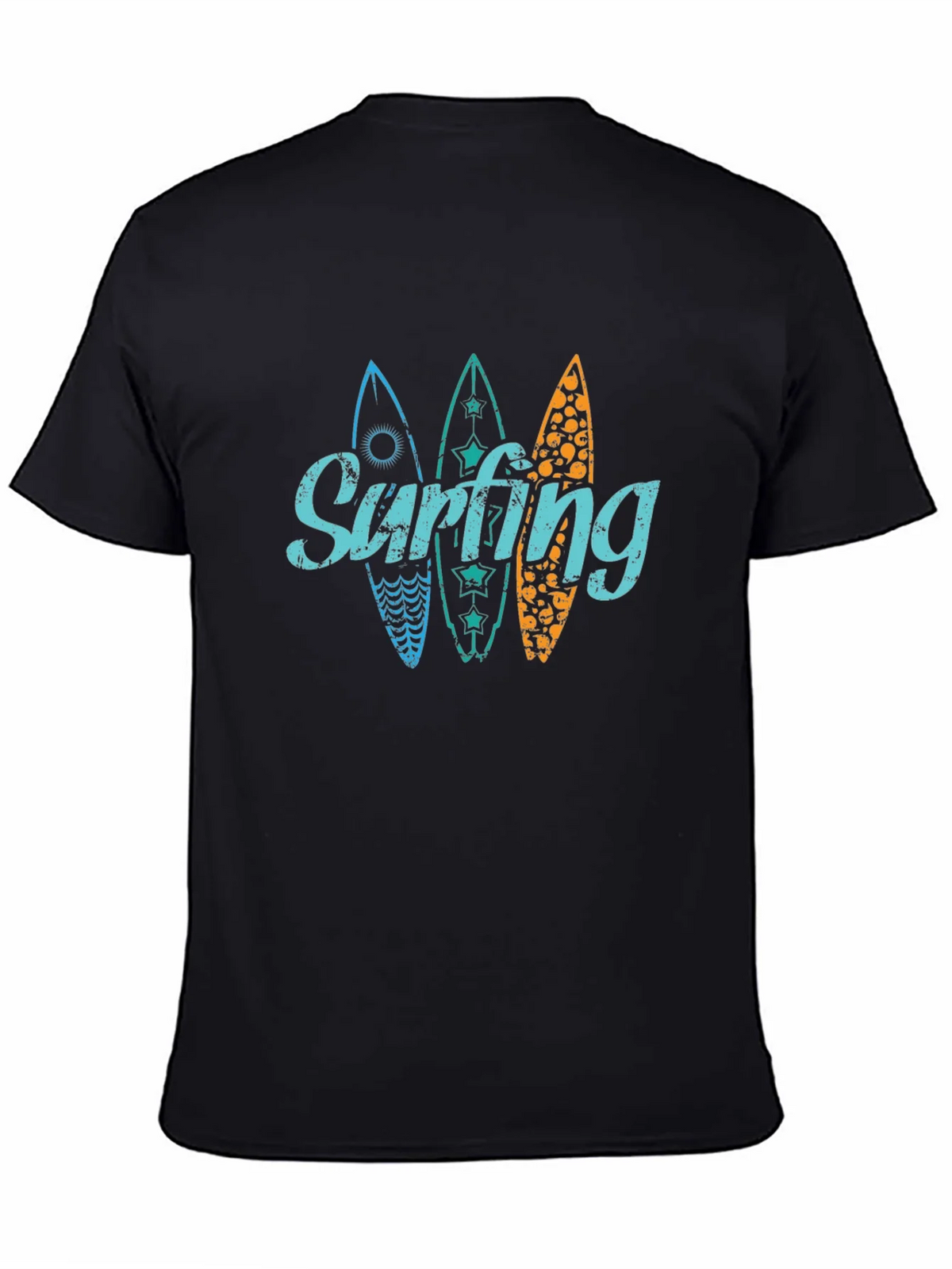 Surfing Surfboards Graphic Tee - Cool Retro Design product image 1