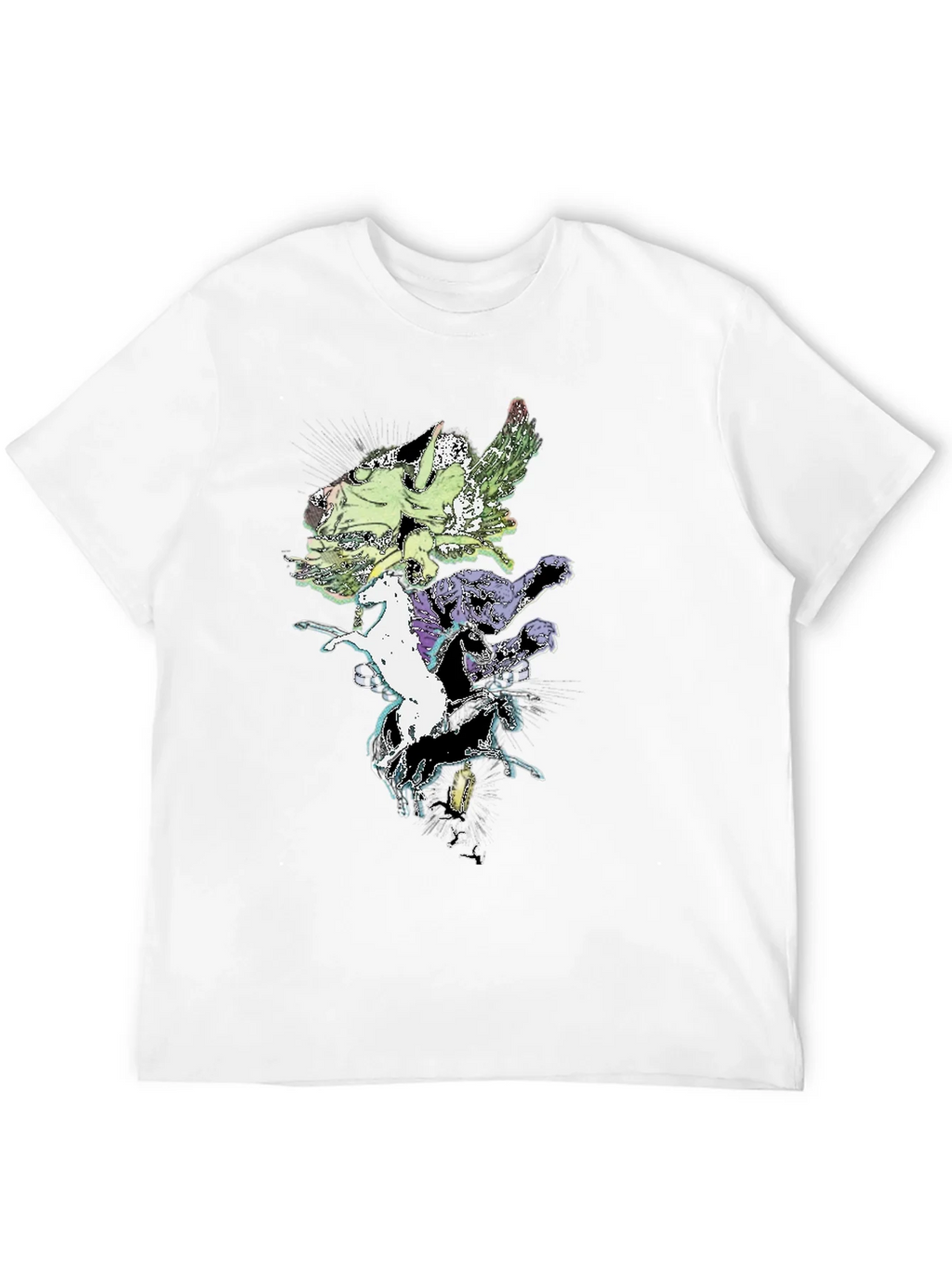 Fantasy Creature T-Shirt - Black Cotton Tee product image 11