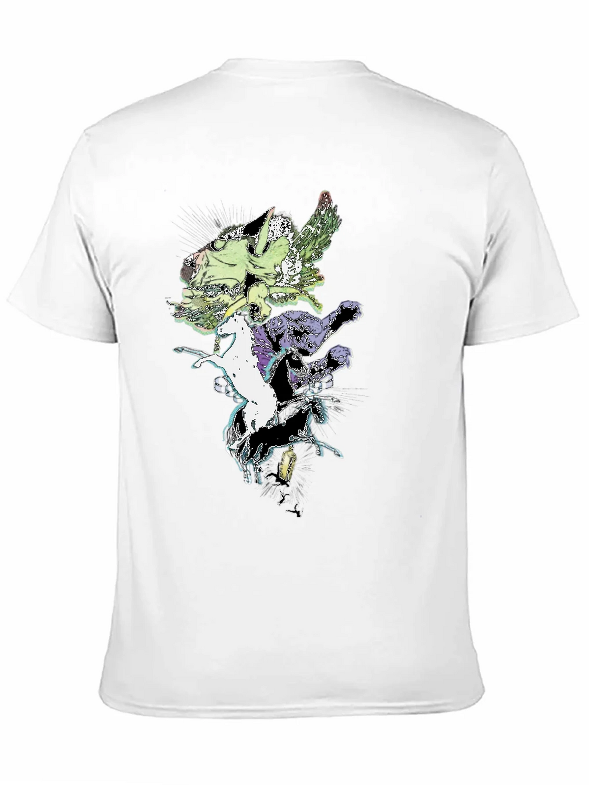 Fantasy Creature T-Shirt - Black Cotton Tee product image 10