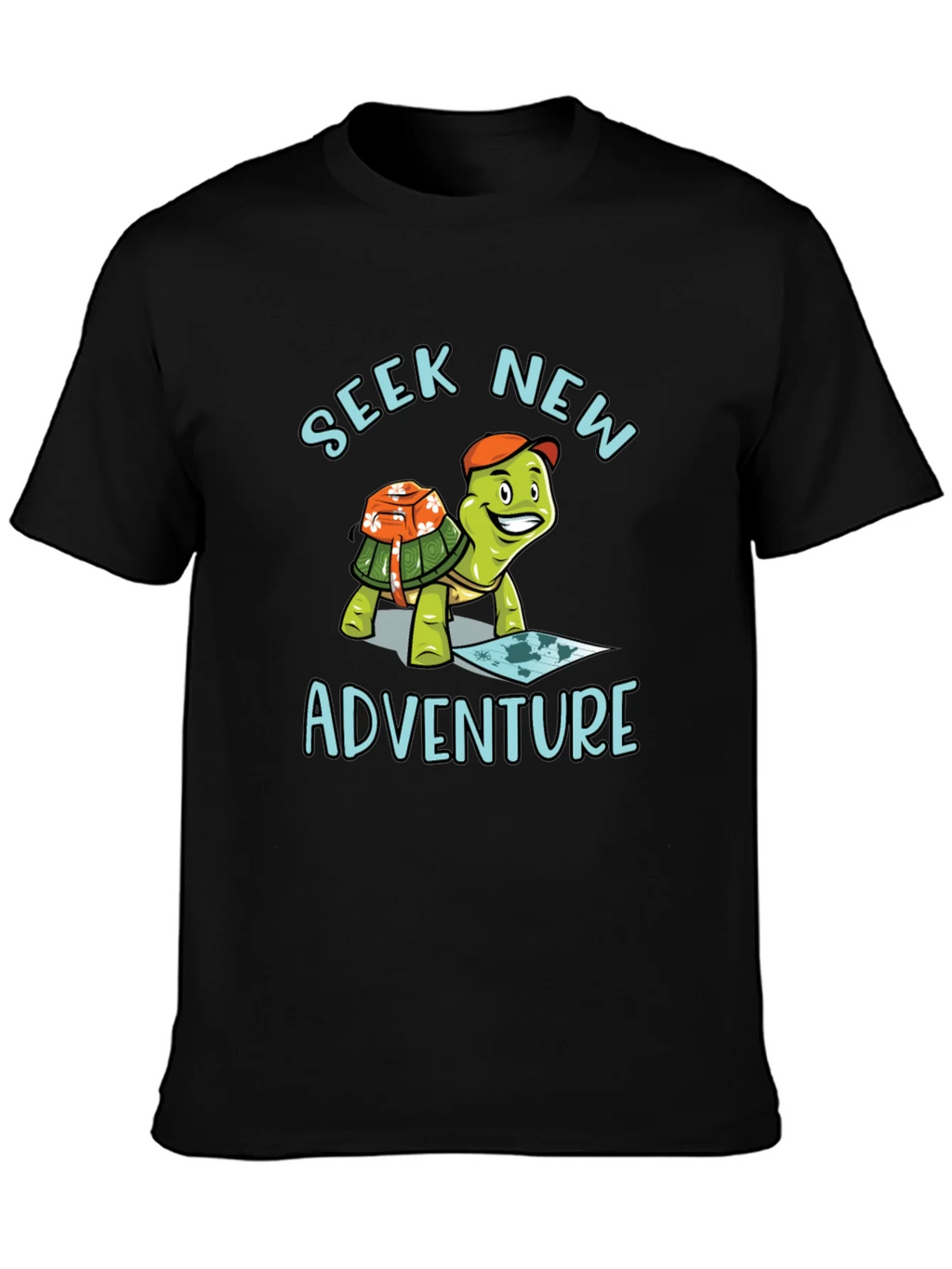 Seek New Adventure Turtle Graphic Tee product image 3