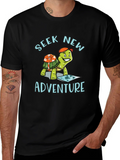 Seek New Adventure Turtle Graphic Tee product image 1