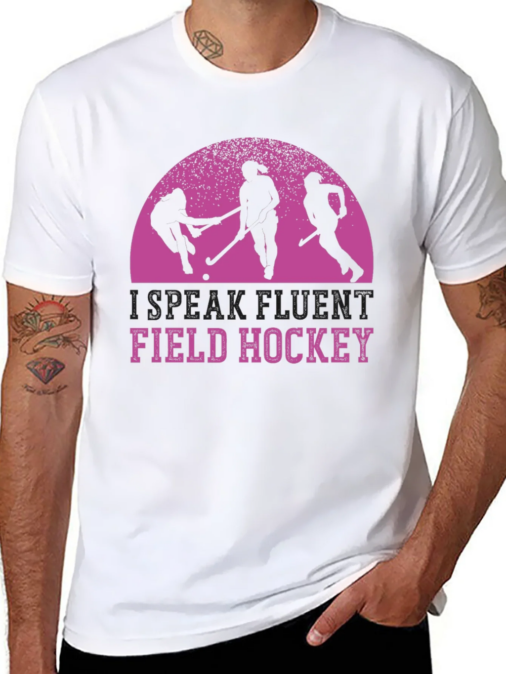 Field Hockey T-Shirt - Speak Fluent product image 7