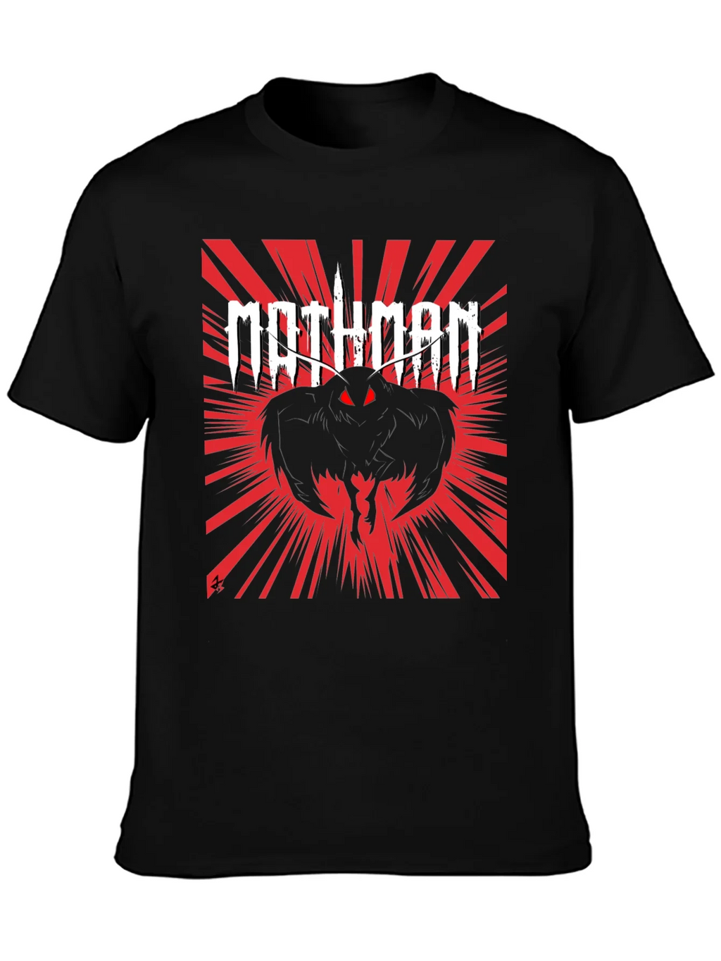 Mothman Graphic Tee - Black product image 3