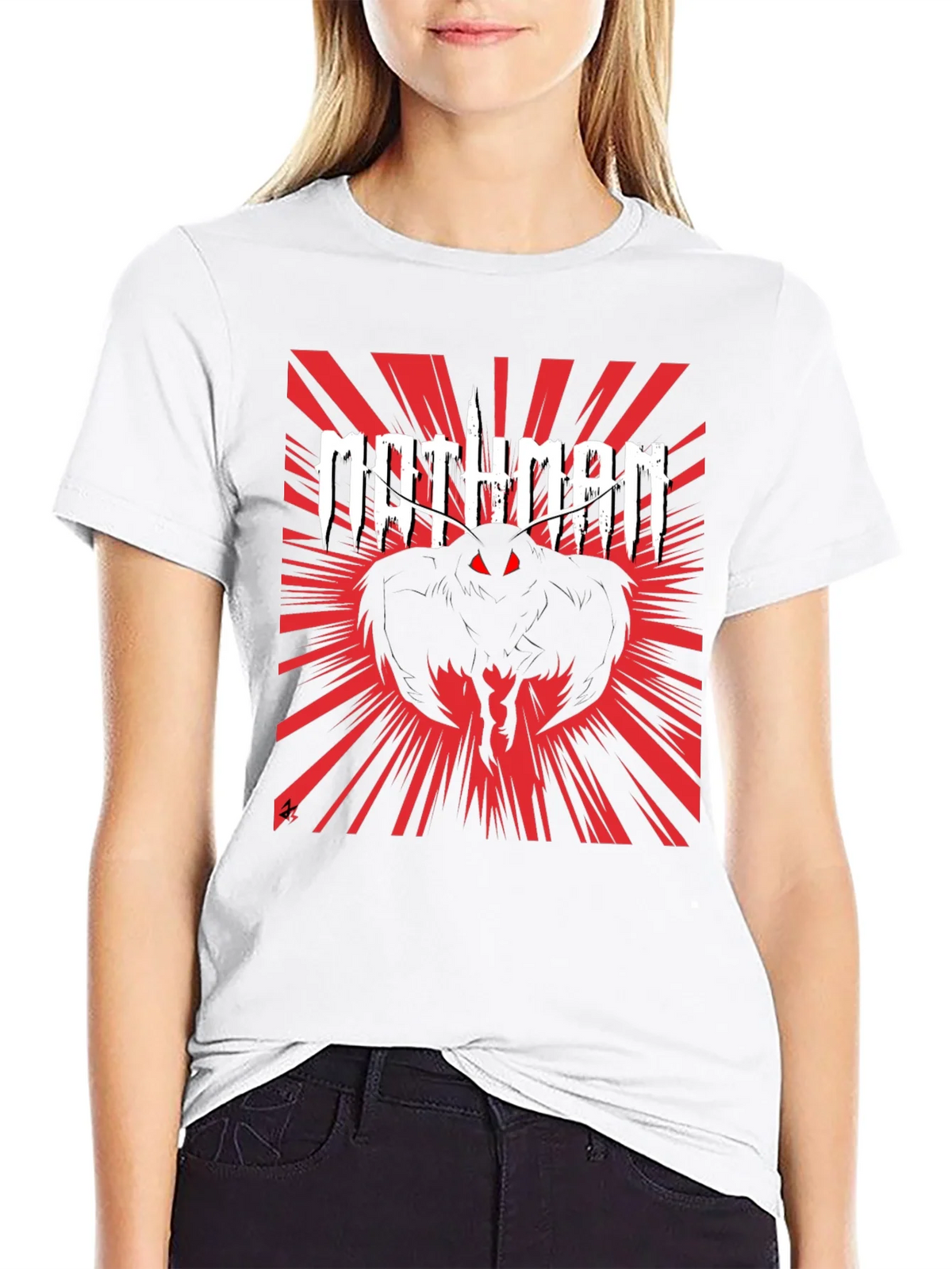 Mothman Graphic Tee - Black product image 8