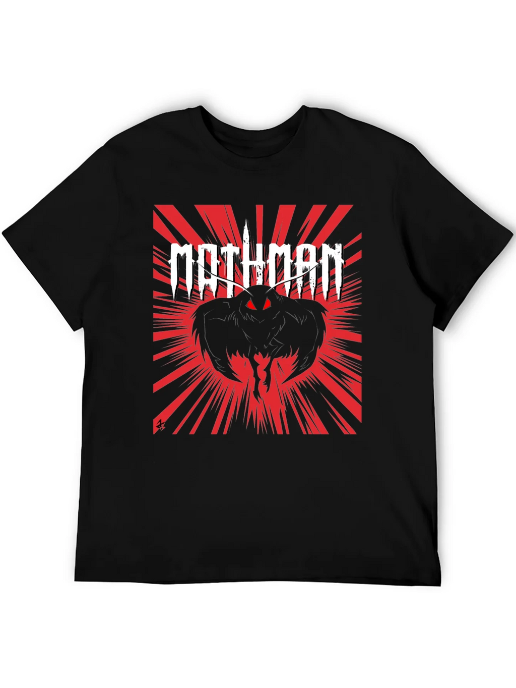 Mothman Graphic Tee - Black product image 5
