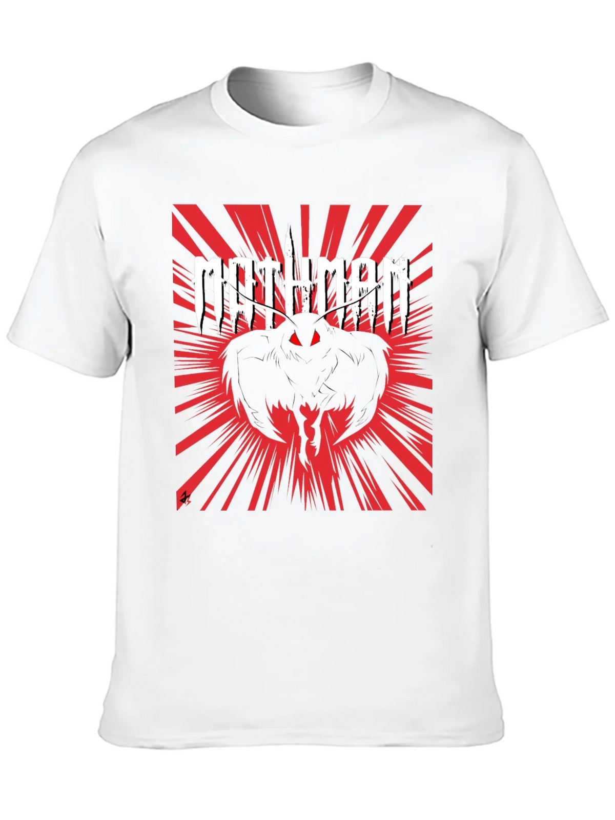 Mothman Graphic Tee - Black product image 9