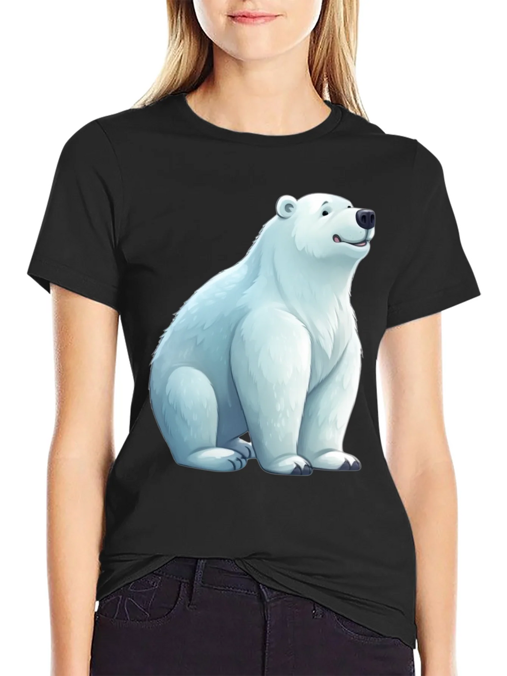Polar Bear Graphic Tee - Casual Comfort product image 2