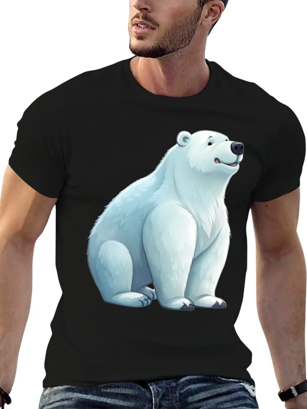 Polar Bear Graphic Tee - Casual Comfort product image 6