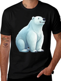 Polar Bear Graphic Tee - Casual Comfort product image 1