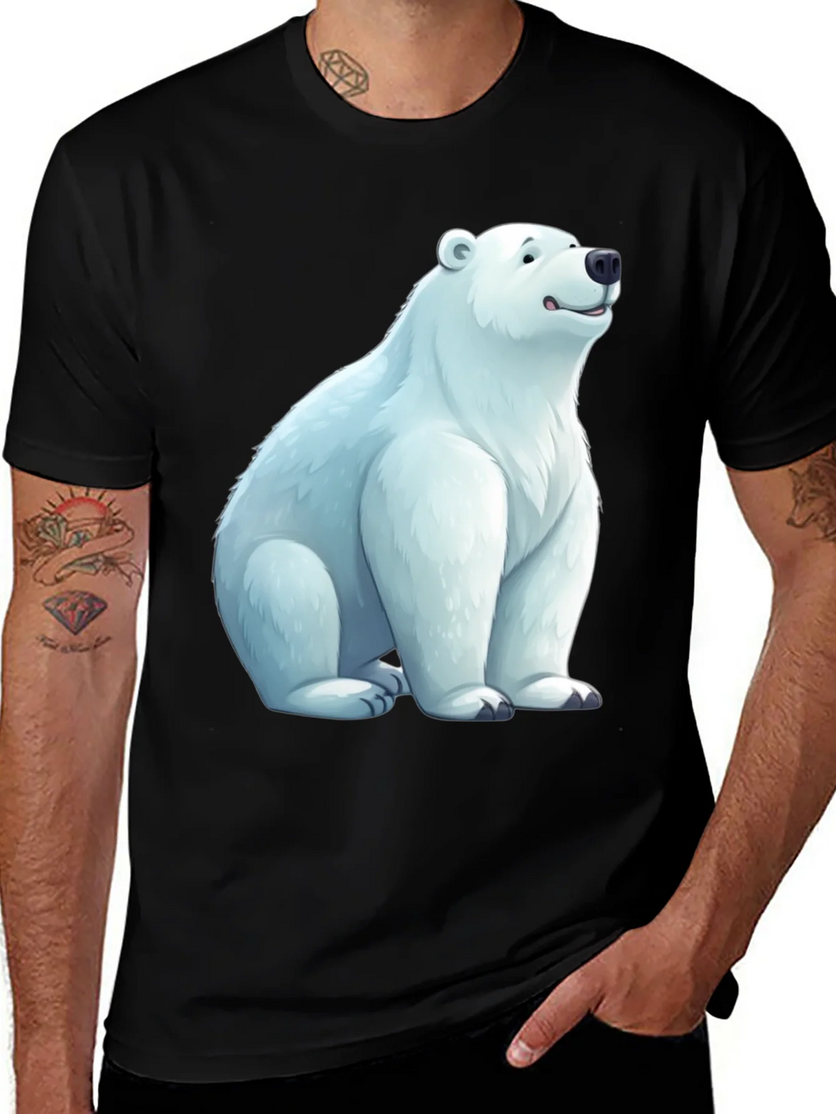 Polar Bear Graphic Tee - Casual Comfort product image 1