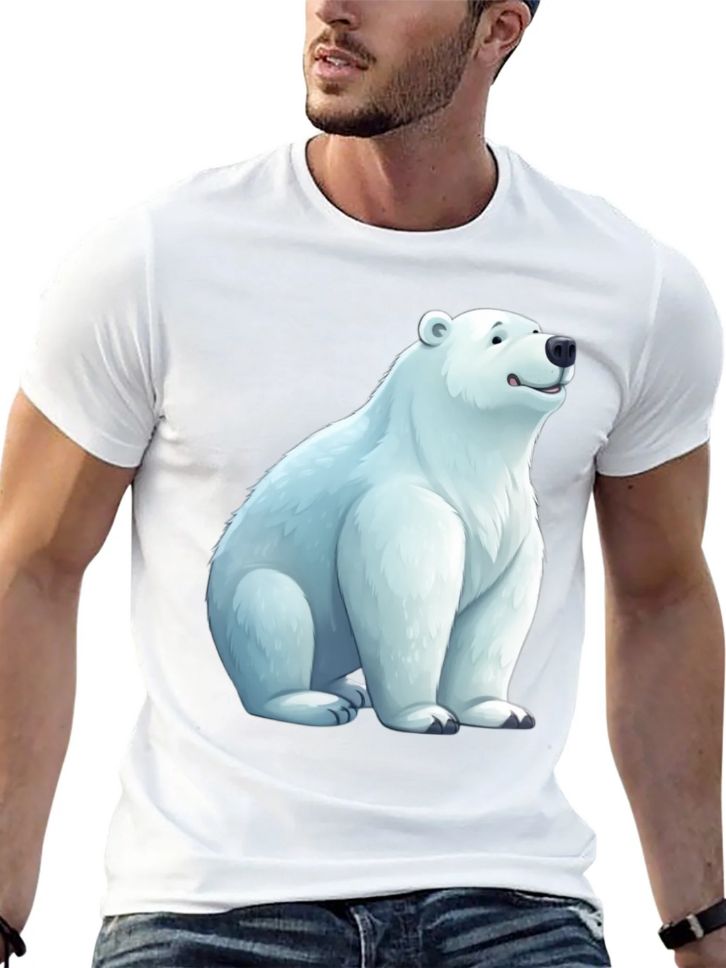 Polar Bear Graphic Tee - Casual Comfort product image 12