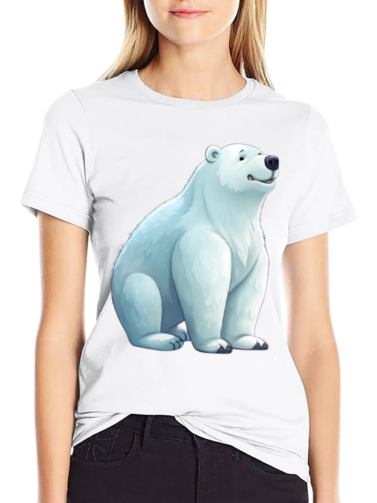 Polar Bear Graphic Tee - Casual Comfort product image 8