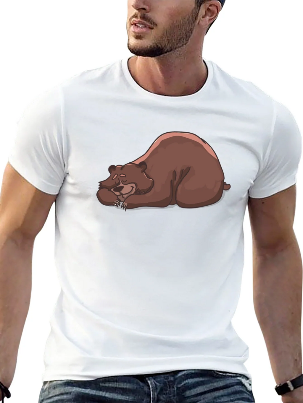 Sleeping Bear Graphic T-Shirt - Relaxed Fit product image 12