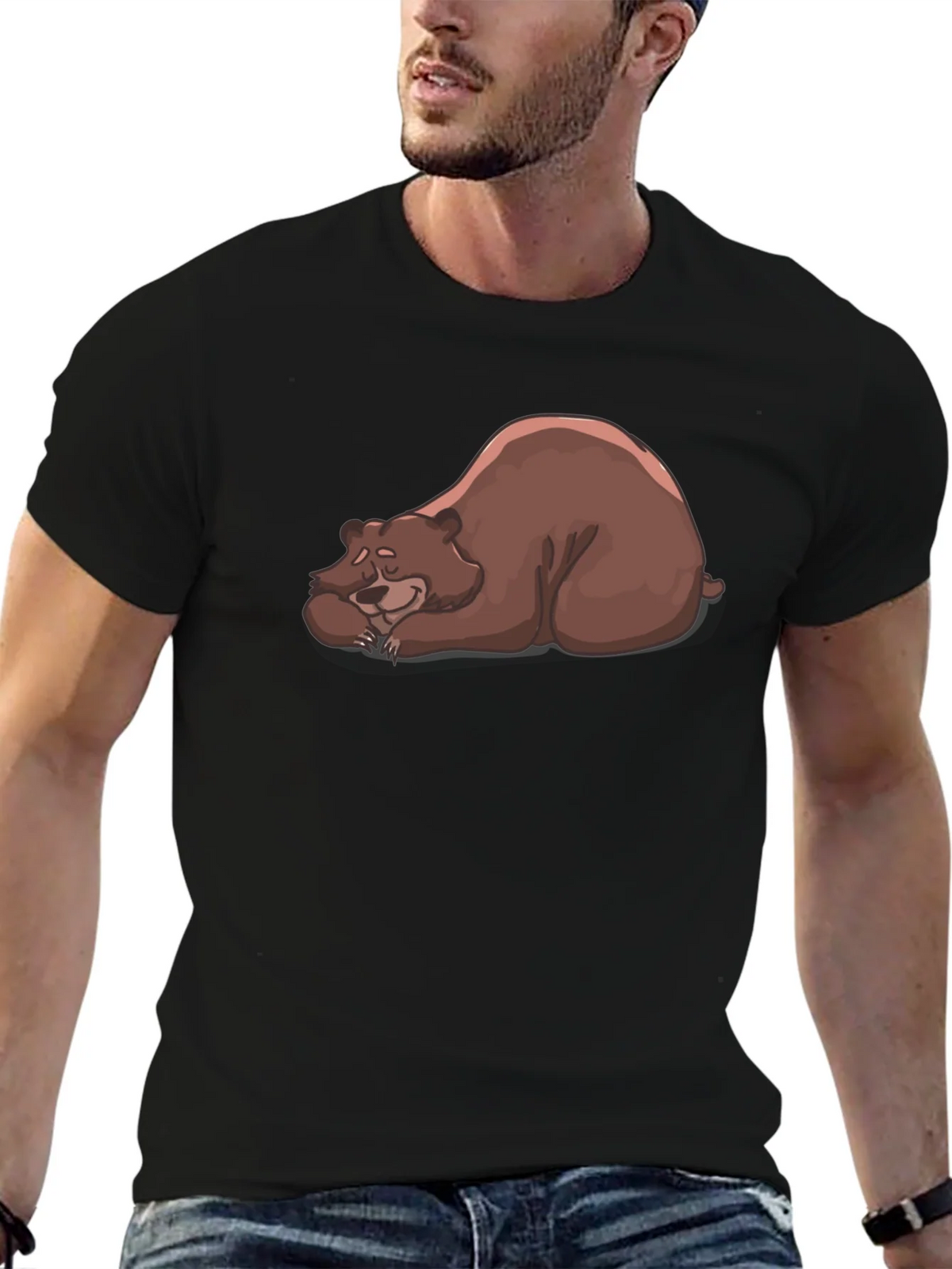 Sleeping Bear Graphic T-Shirt - Relaxed Fit product image 6