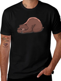 Sleeping Bear Graphic T-Shirt - Relaxed Fit product image 1
