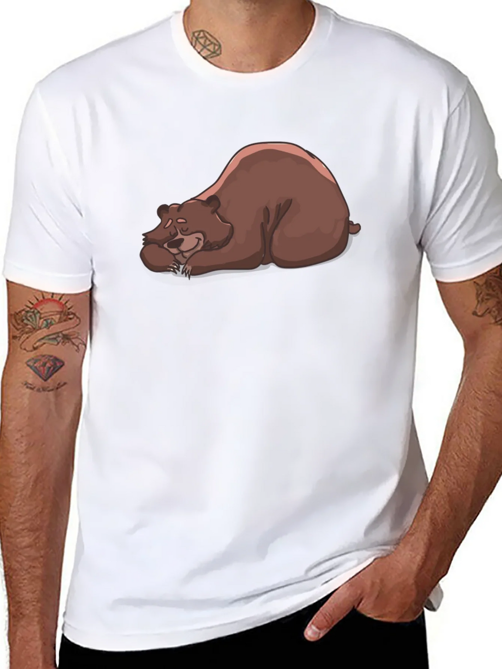 Sleeping Bear Graphic T-Shirt - Relaxed Fit product image 7
