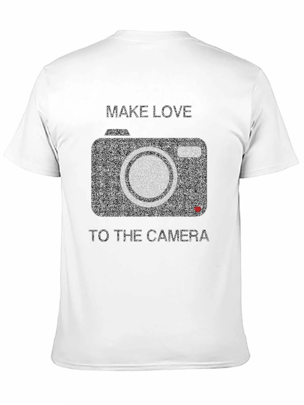Make Love to the Camera Black Graphic Tee product image 10