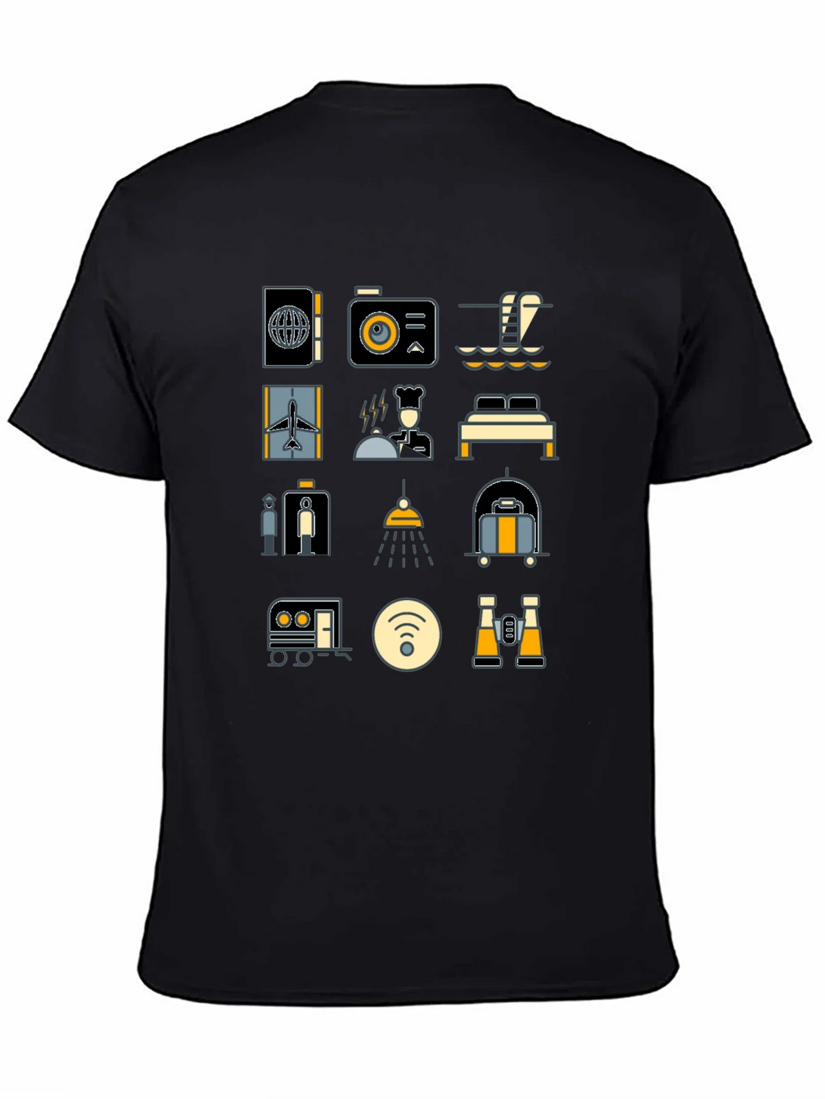 Travel Icon T-Shirt - Vacation Ready Style product image 4