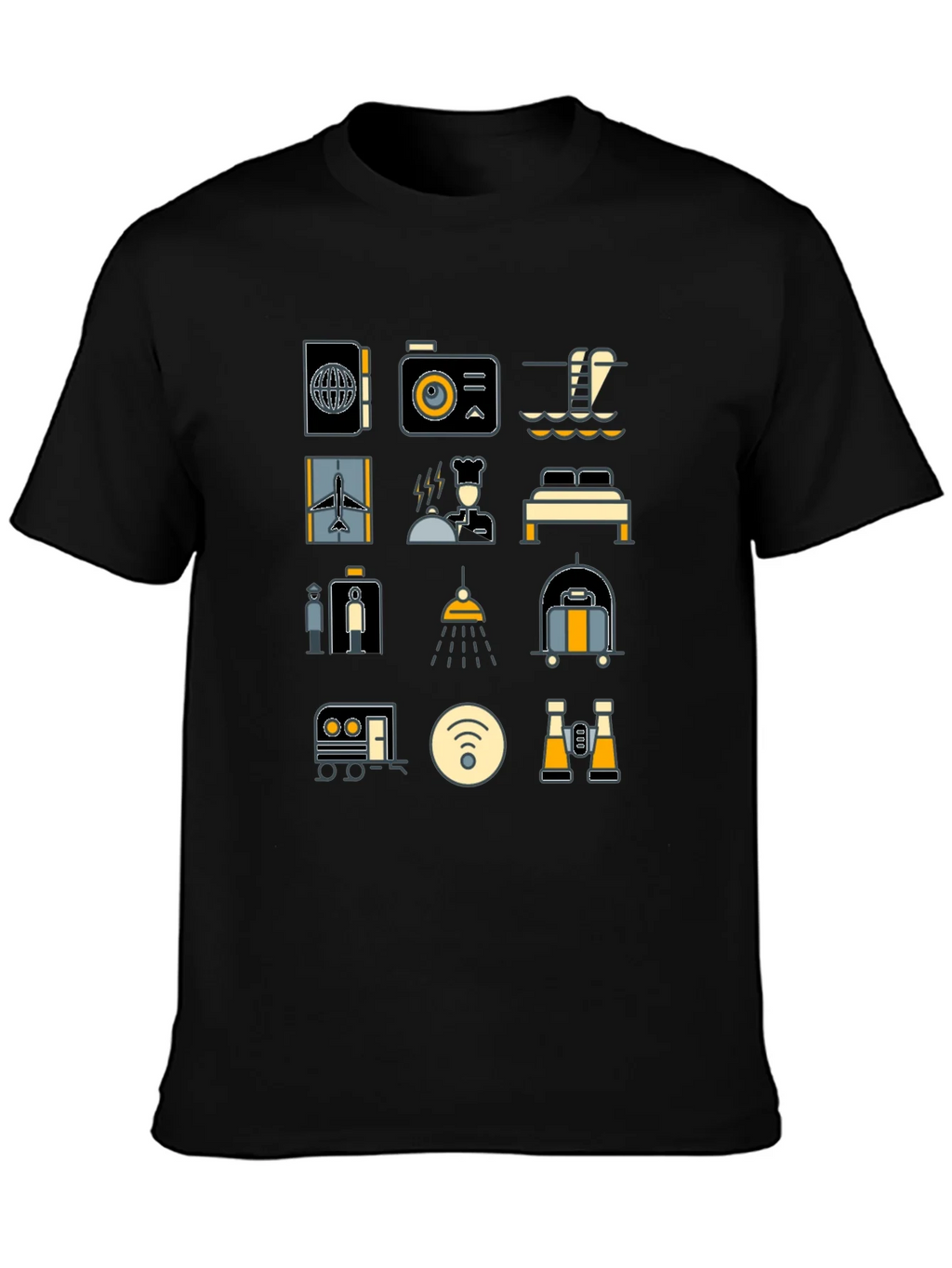 Travel Icon T-Shirt - Vacation Ready Style product image 3