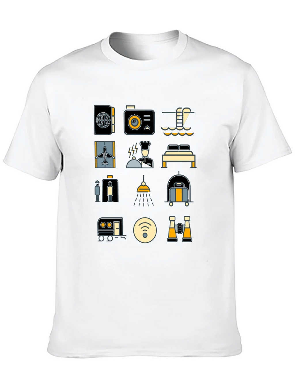 Travel Icon T-Shirt - Vacation Ready Style product image 9