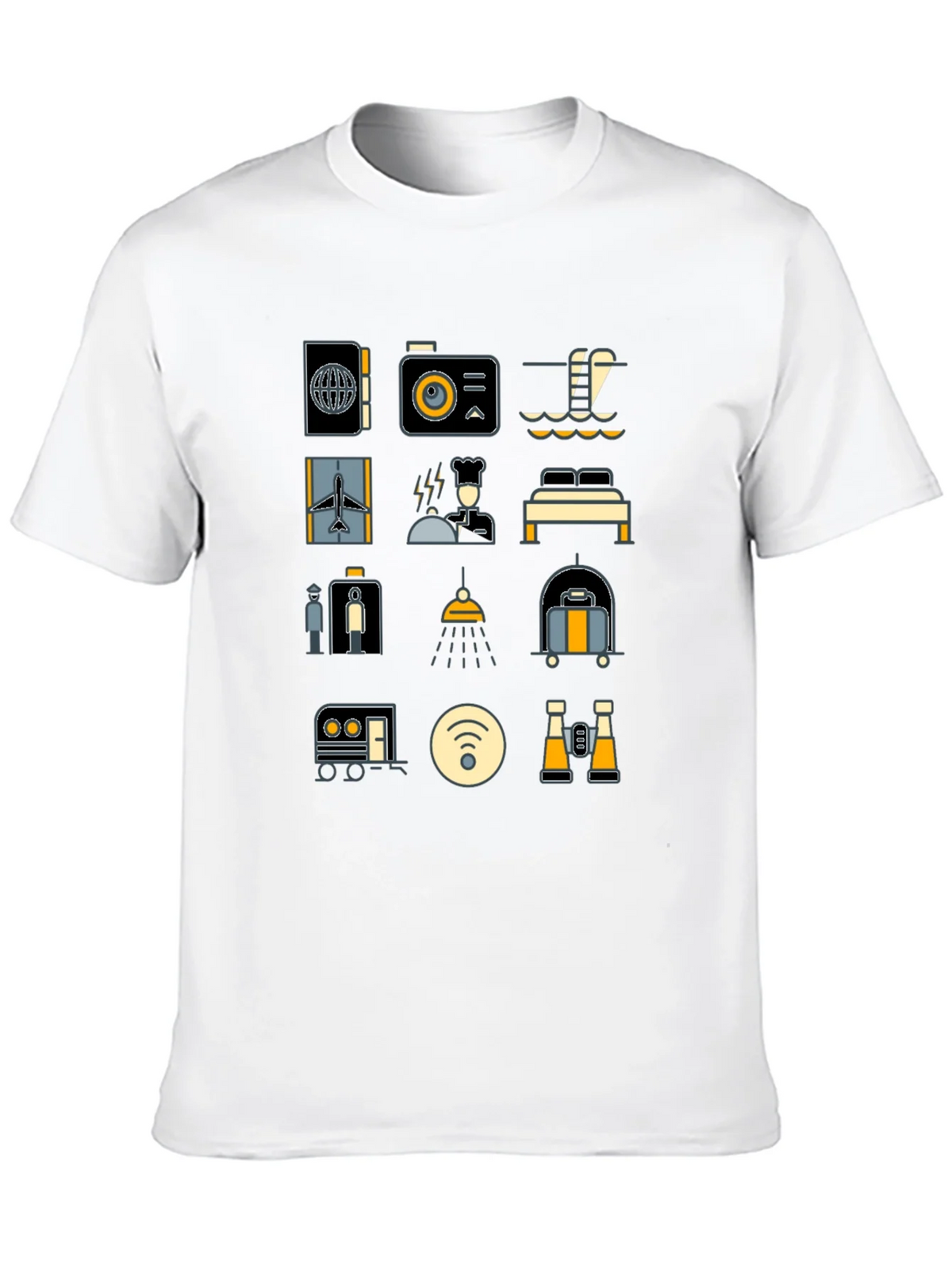 Travel Icon T-Shirt - Vacation Ready Style product image 9