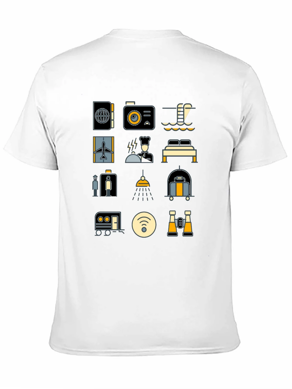 Travel Icon T-Shirt - Vacation Ready Style product image 10