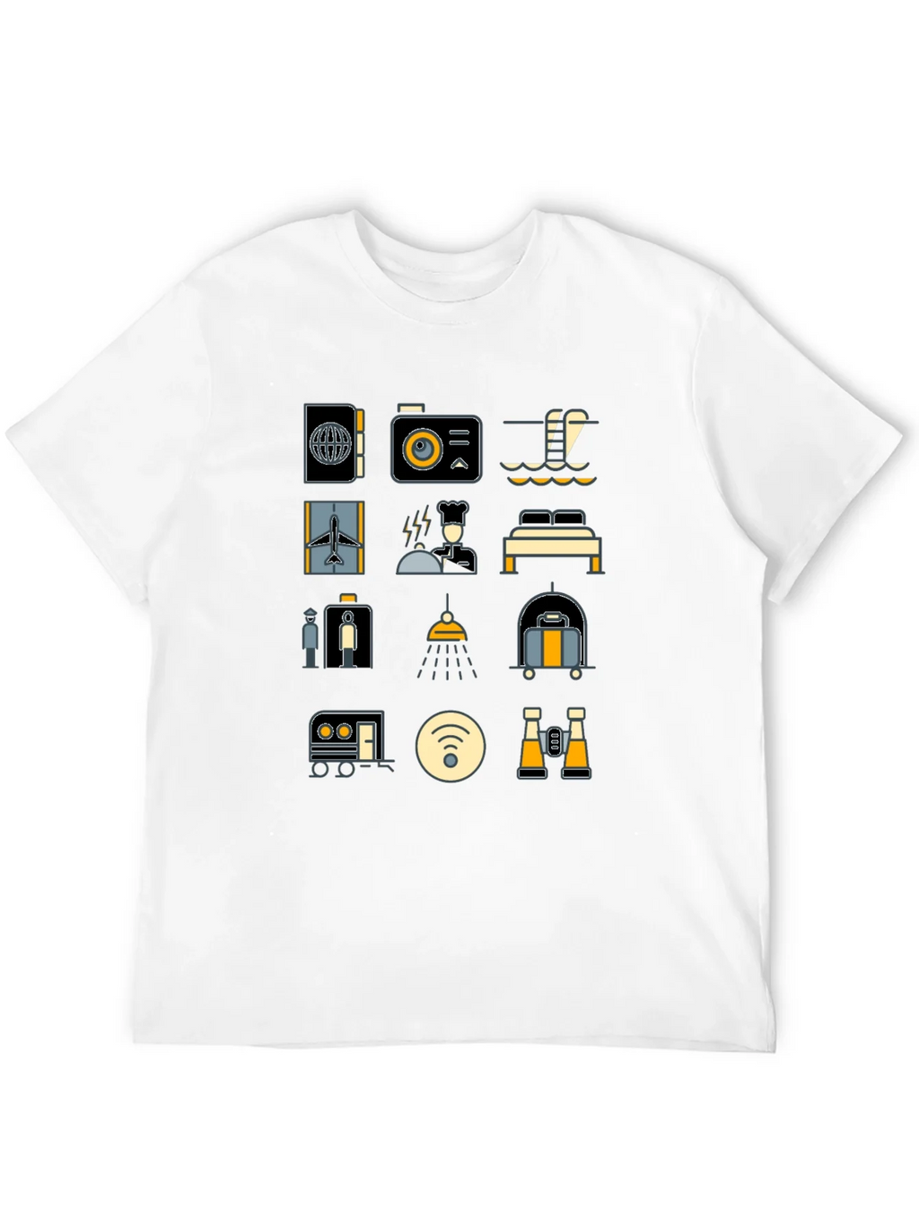 Travel Icon T-Shirt - Vacation Ready Style product image 11