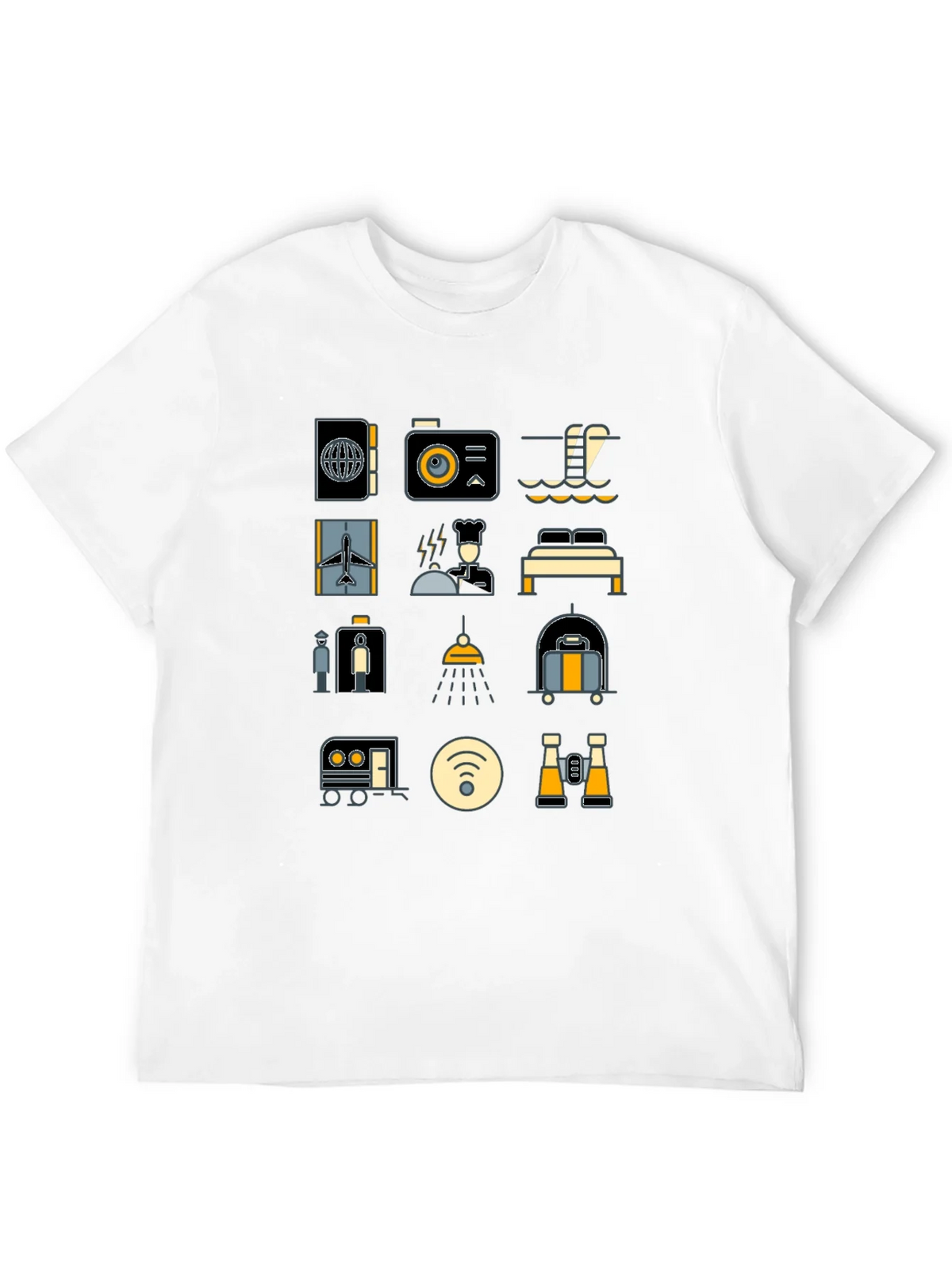 Travel Icon T-Shirt - Vacation Ready Style product image 11