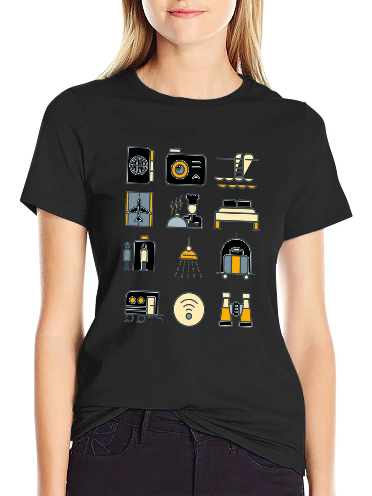 Travel Icon T-Shirt - Vacation Ready Style product image 2